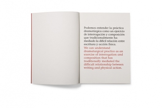 X Seminario Internacional sobre Nuevas Dramaturgias on the Behance Network #f33 #design #graphic #marianofiore #handmade #murcia #type #editorial #brochure