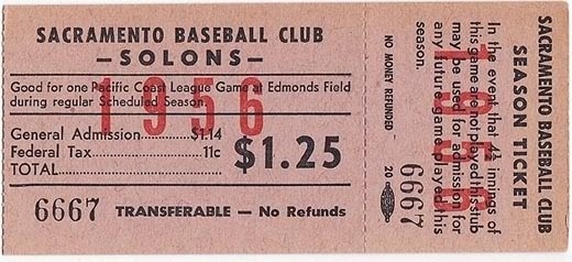 a time to get: Vintage Baseball Tickets #baseball #vintage