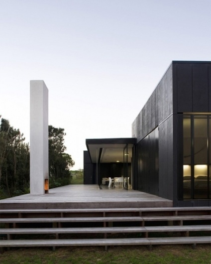 Sandhills Road House | CoolBoom #interior #white #design #black #architecture #and