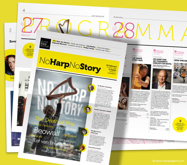 Dutch Harp Festival 2014 (design: www.theadagency.nl) #agency #design #graphic #the #ad