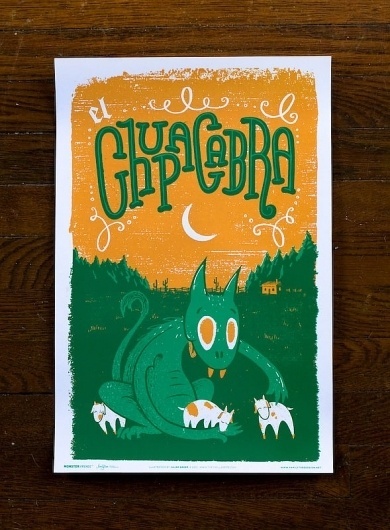 Fauna Friends Poster Series from Familytree #white #design #graphic #orange #texture #illustration #poster #green