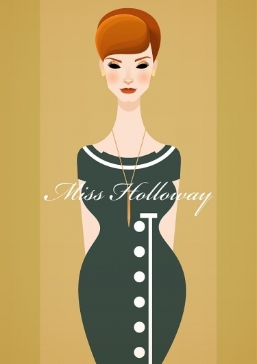 Mad Men Vector Artworks: Pics, Videos, Links, News #illustration #vector #vintage
