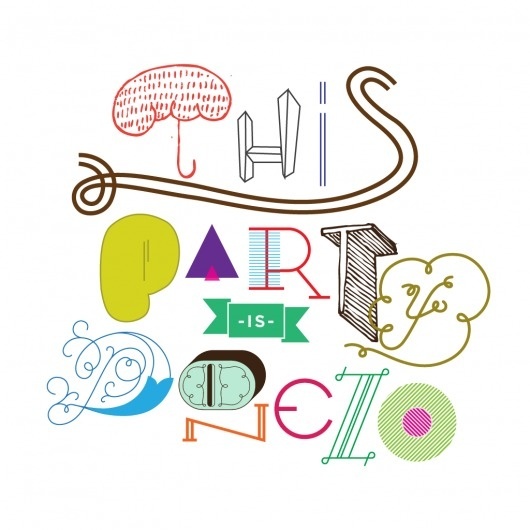 The Phraseology Project - This Party is Donezo! #lettering #design #melton #drew #phraseology #type #typography