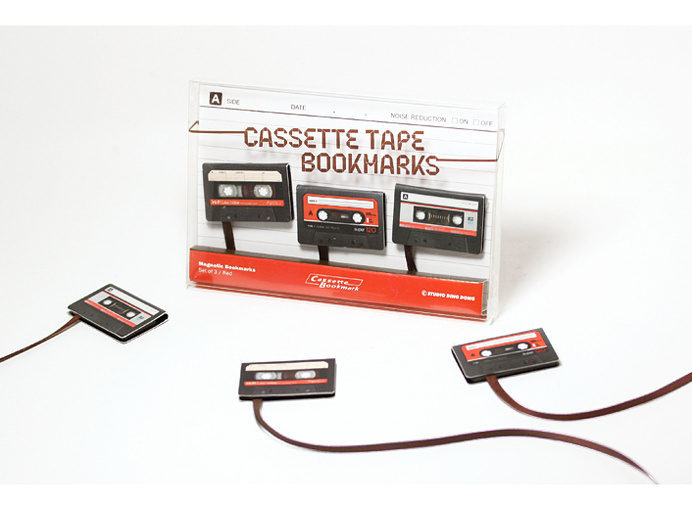 Cassette Tape Bookmarks by Studio Ding Dong #cassette #bookmark