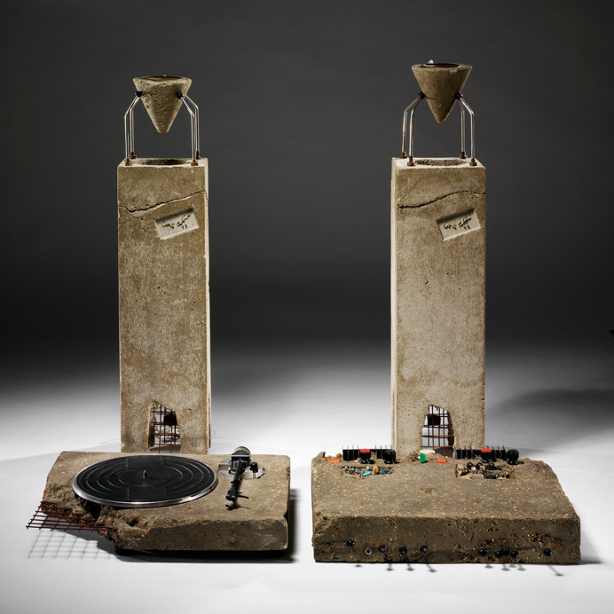 Concrete stands #hifi #concrete