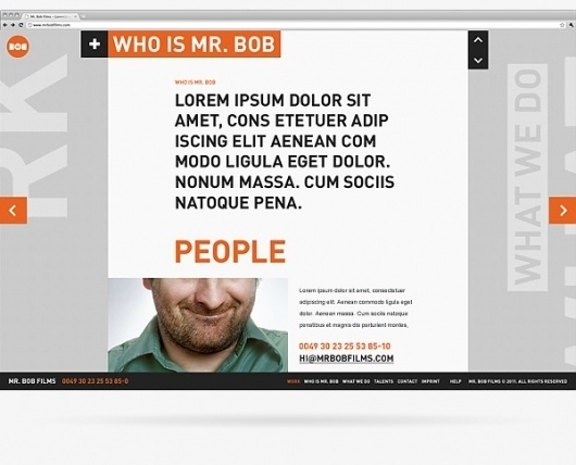Interaction Design / Mr. Bob Films on the Behance Network #direction #design #interface #art