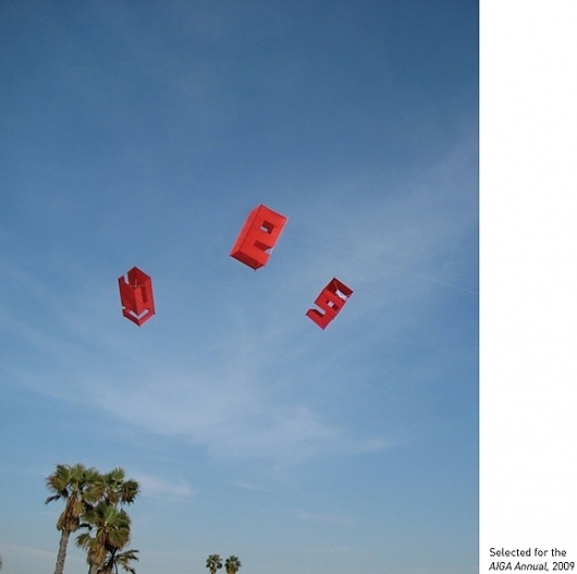 Letter Box Kite #kite #typography