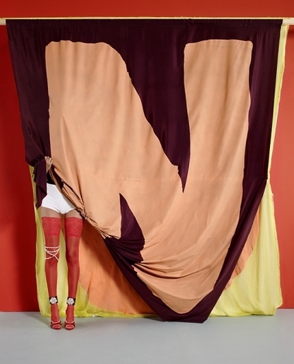 SLUT CAT WALK on the Behance Network #fabric #flag #letter #slutwalk #typography