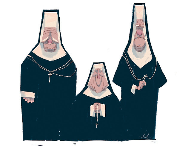 Jullian Rossire - Nuns #nuns #character #sketch