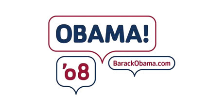 Obama 08 logo design #logo #political #obama