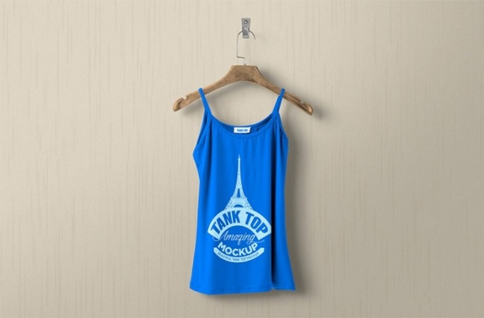 Free Women Tank Top Mockup