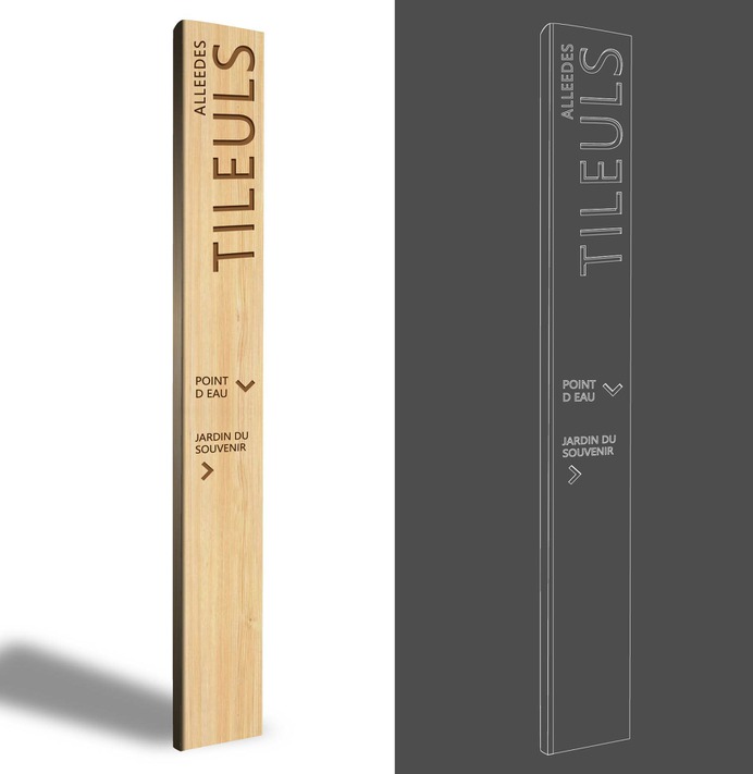 Signage | Sign Design | Wayfinding | Wayfinding signage | Signage design | Wayfinding Design | 圆角原木导视牌