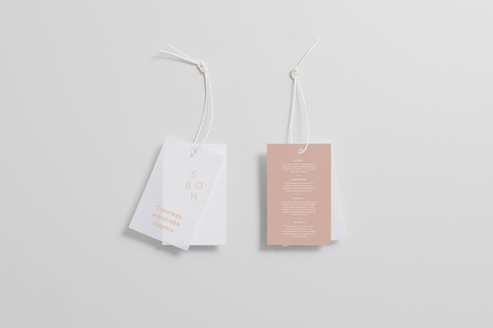 Lidia Mínguez designed a feminine, minimalist and modern brand identity for S.Bon, a London-based clothing brand that produces timeless wardrobe staples made of premium fabrics. For more of the most beautiful designs visit mindsparklemag.com