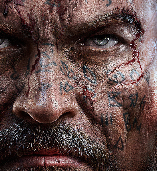 Lords of the Fallen game on Behance #computer #fantasy #nose #generated #scar #eyes #design #soldier #skin #pores #imagery #illustration #battle #face #fight #warrior #game