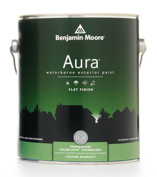 Benjamin Moore Aura Exterior #packaging #paint #can