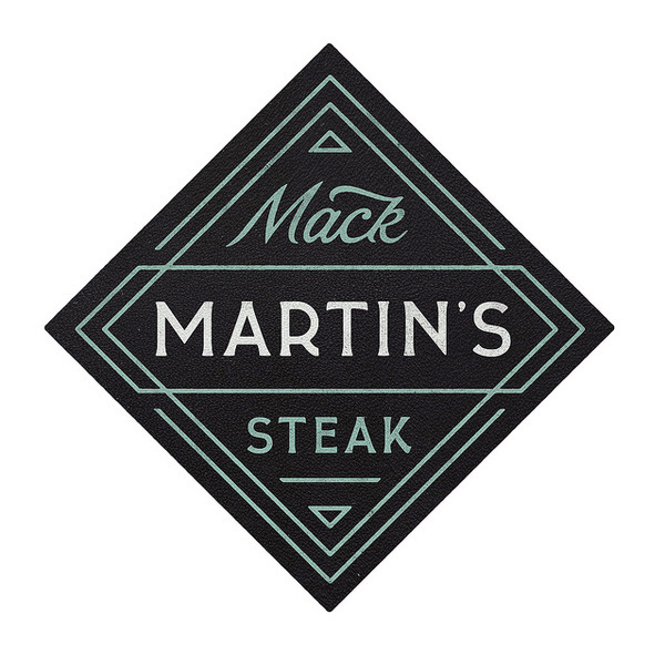 mack martin's steak #logo