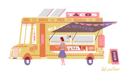lab partners #truck #illustration