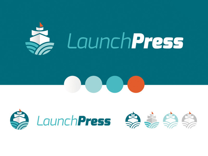 LaunchPress Logo #boat #logo