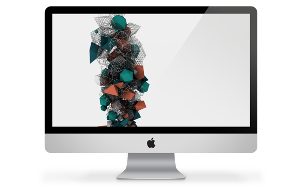 Background image #abstract #apple #background #cinema4d #imac #wallpaper #3d
