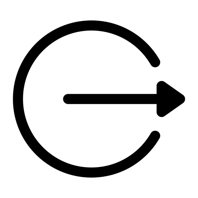See more icon inspiration related to logout, exit, right arrow, arrows, music and multimedia, multimedia option, interface, multimedia and signs on Flaticon.
