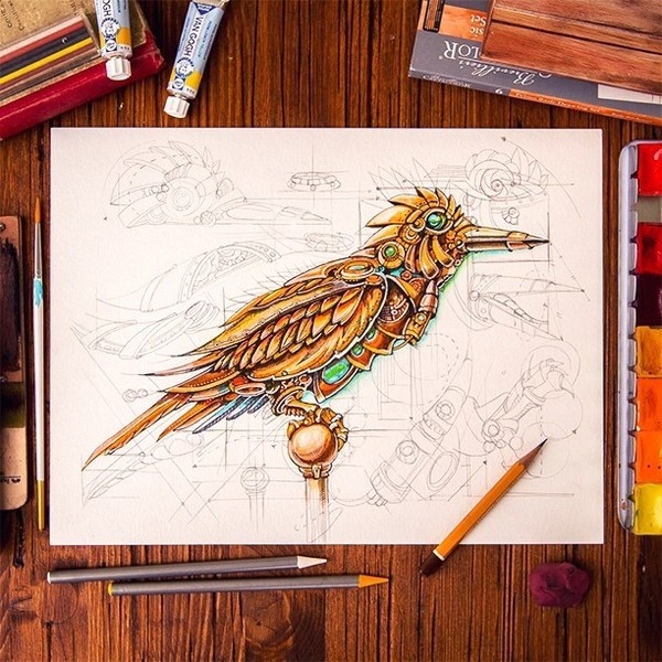 CJWHO ™ (Personal Artworks on Instagram by Creative Mints ...) #amazing #design #paiting #illustration #art #portraits