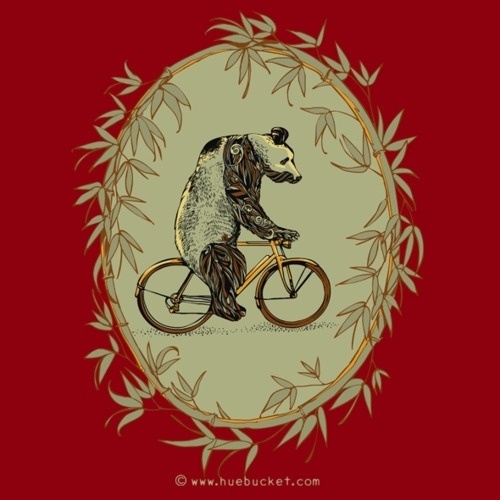 HUEBUCKET #bicycle #panda #bamboo #bike