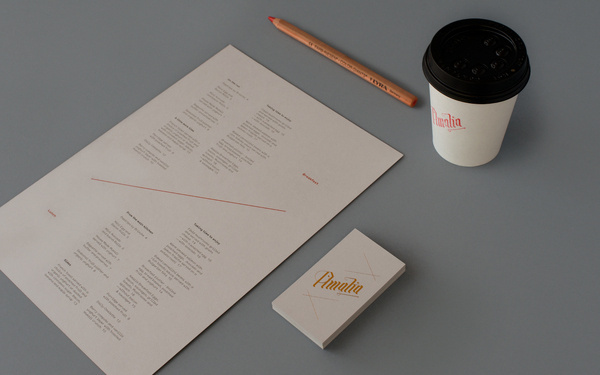 Café Amalia — Tom Clayton / Swear Words #business #branding #caf #card #identity #stationery #foil #typography