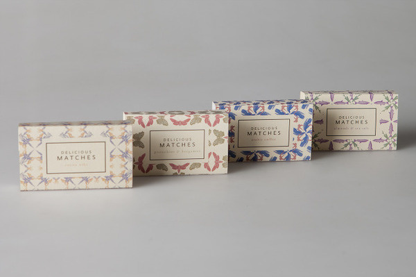 Delicious Matches by Nicolo Arena #match #pattern #packaging #box #matches #vintage