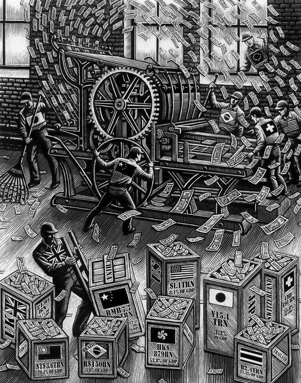 Black and White by Douglas Smith #illustration #white #black #and