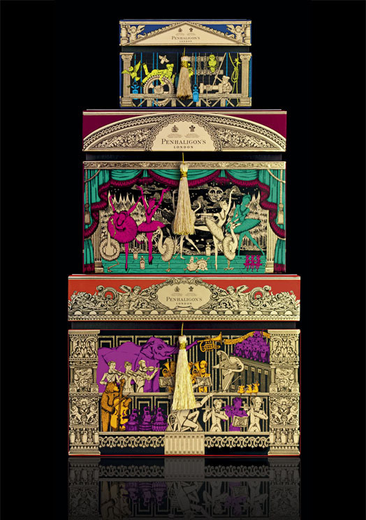 Penhaligons 2012 CREDS close up #packaging Color usage