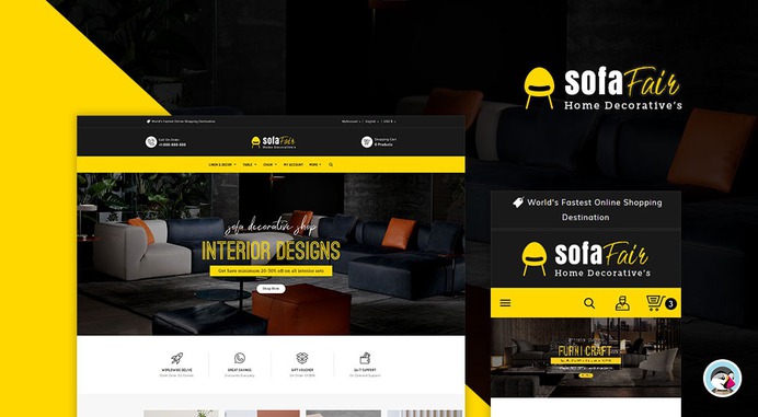 #SofaFair - #Furniture #Home #Decor #Sofa #Decorative - #Prestashop #Responsive #Theme #eCommerce #Website #Design #Template