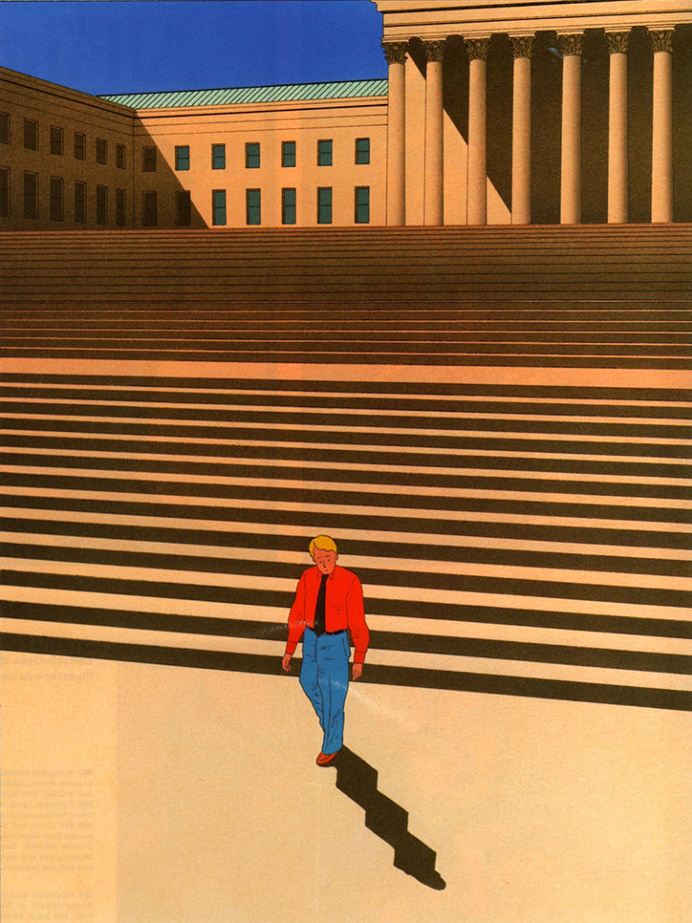 illustration, guy billout, abstract