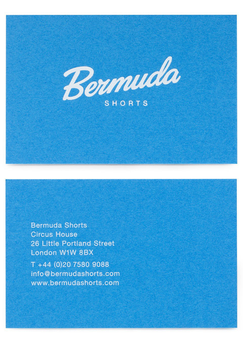 StudioThomson – Bermuda Shorts #card #print #business #stationery