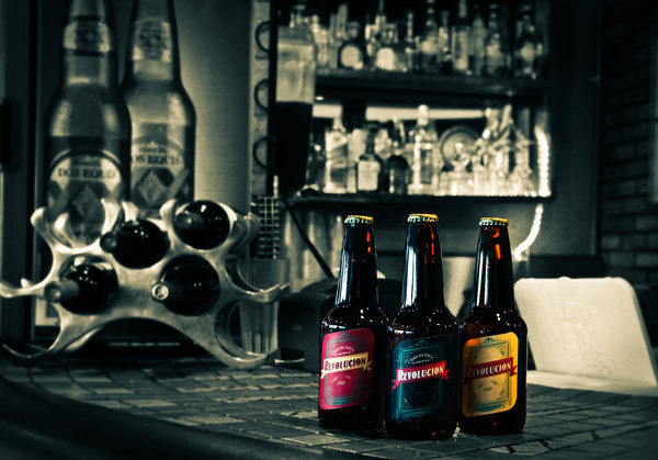 Cerveza Revolución. on Behance #labels #branding #bottles #bar #drinks