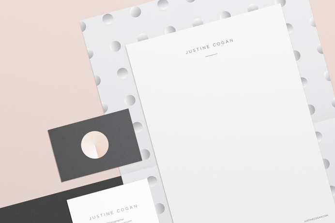 Brandon McIntosh Justine Cogan branding corporate design beautiful minimal best graphic design mindsparkle Mag tote bag stationery dot circl