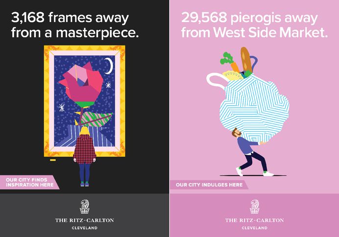 Michael Arnold › The Ritz Carlton #illustration #advertising #ritz #hotel #travel #graphic
