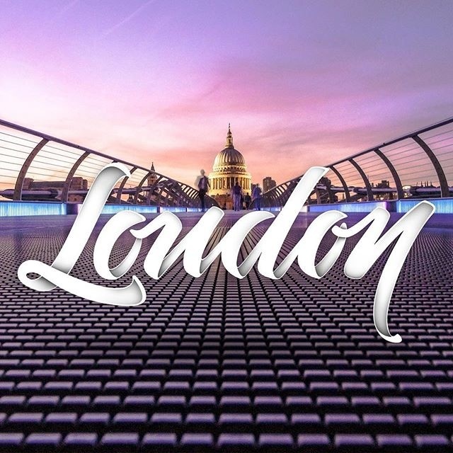 London 🇬🇧 - World series 🌍 - - Background by James Padolsey on @unsplash - #typespire #lettering #calligraphy #handlettering #typet