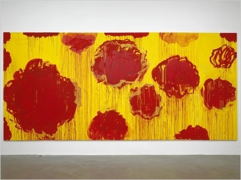 Cy Twombly, Idiosyncratic Painter, Dies at 83 - NYTimes.com #abstract #twombly #brushstrokes #drips #red #yellow #cy #painting