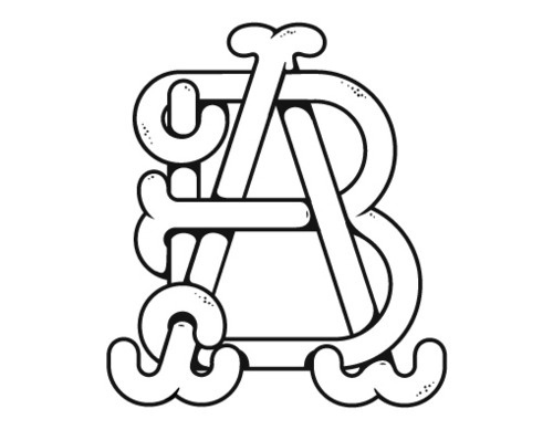 Typeverything.com AB Monogram by André Beato. #icon #type #mark #monogram