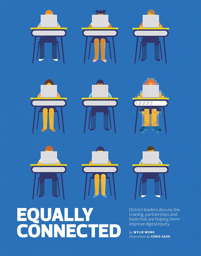 EdTech | Digital equity in K-12 #illustration