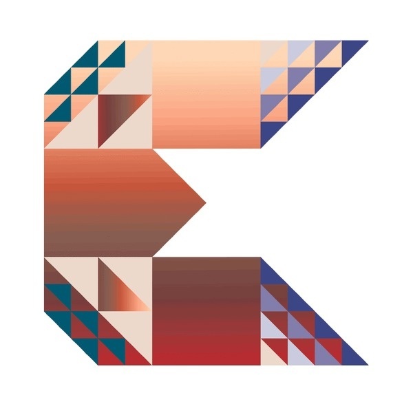 type by alexa younger #southwest #gradient #typography