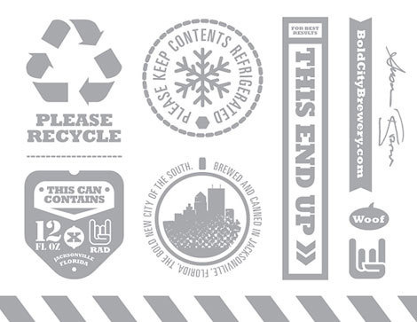 Bold City Brewery Cans #beer #can #label
