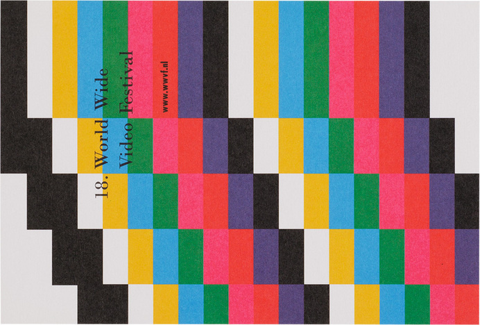 World Wide Video Festival #colors #poster #blocks