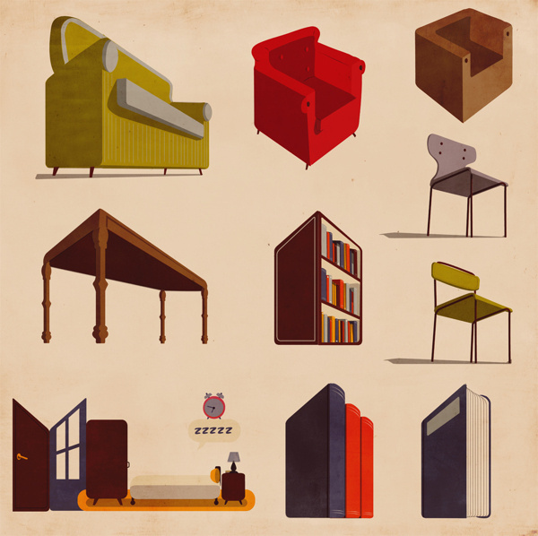 Stuff for Infographics and Maps on Behance #infographics #illustration #vintage