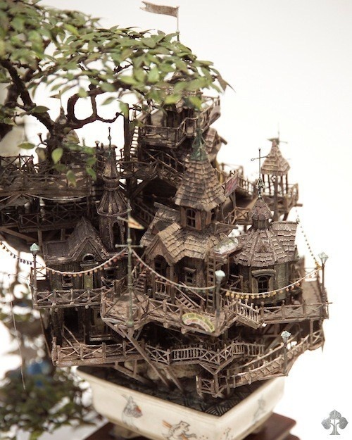 Bonsai by Takanori Aiba #tree #diorama #treehouse #bonsai #miniature