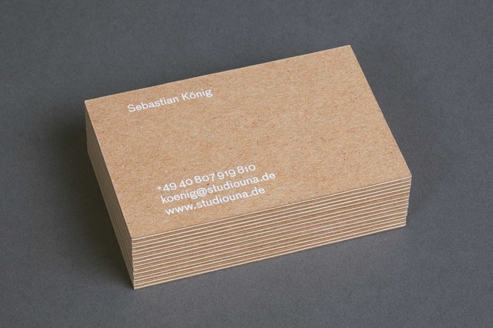 studio una graphic design branding logotype corporate identity germany mindsparkle mag designblog cardboard brown silk screen printing print