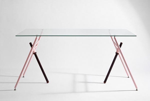 Thread Trestles by Coordination #minimalist #desk