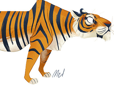 Tigs #illustration #tiger