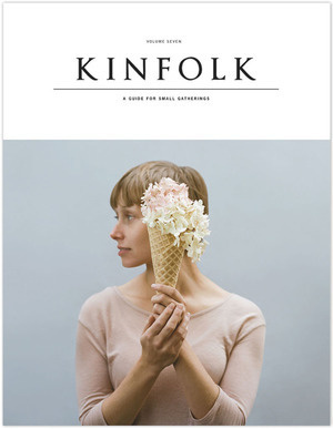 Kinfolk_Vol7_Cover.jpg #cover #cone #magazine #flowers