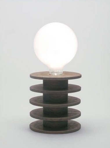 Otto Table Lamp by Kahokia Design, Brooklyn, NY #lamp #oak #ny #design #wood #kahokia #nyc #york #lighting #brooklyn #new